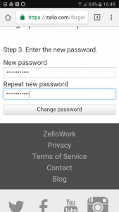 ลืมชื่อและรหัส zello10